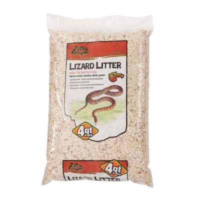 Zilla Lizard Litter Aspen Chips Bedding for Terrariums