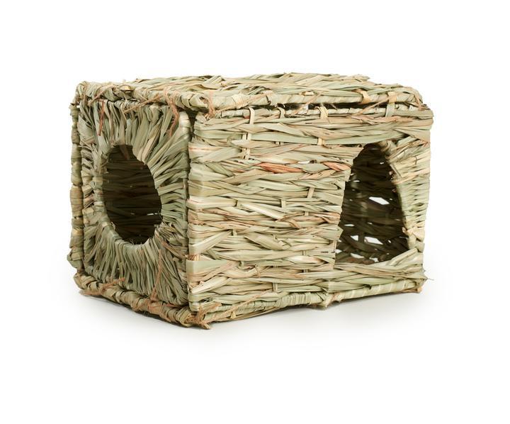 Marshall Woven Grass Hide-A-Way Small Pet Hut, small pet Tunnels &  Hideouts