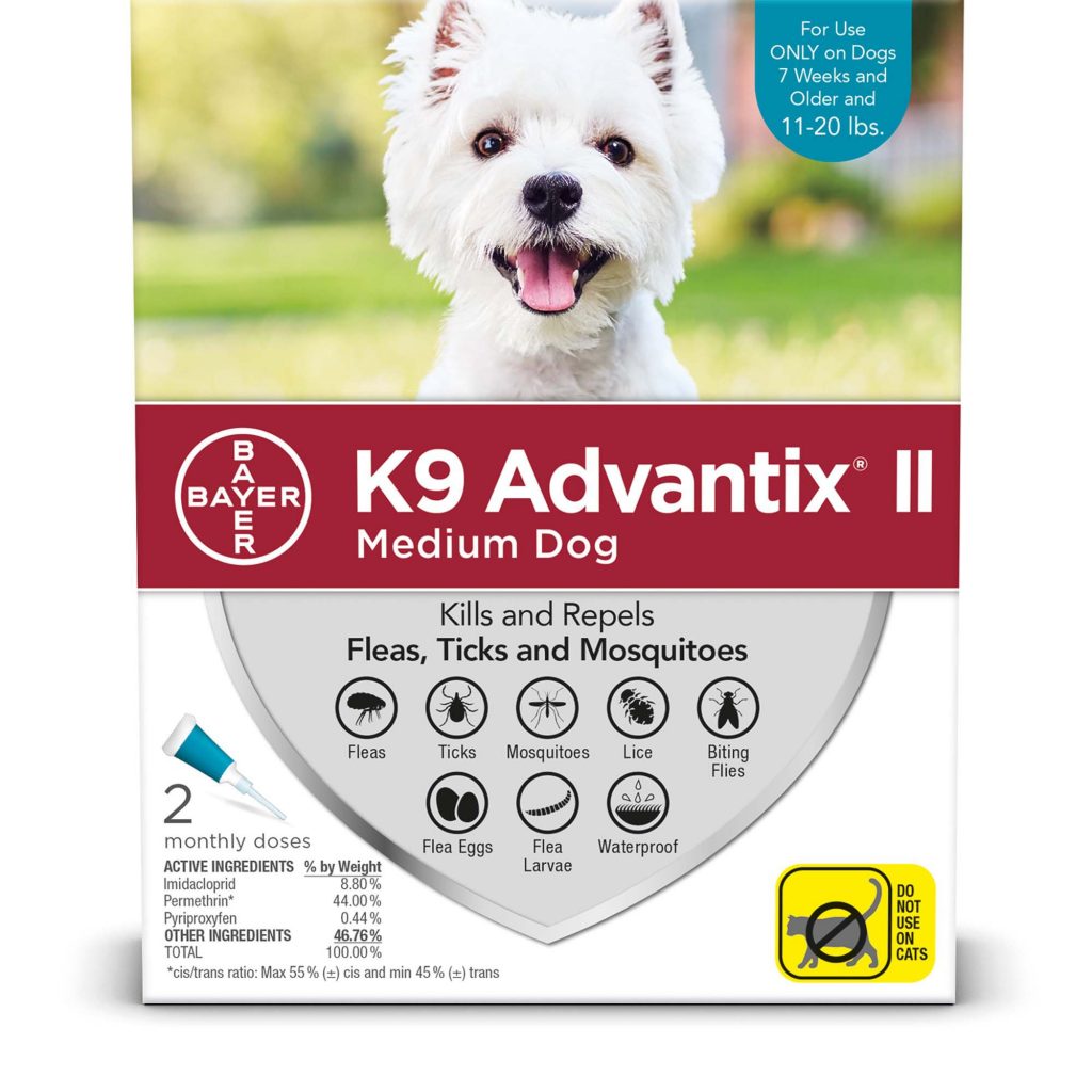 K9 Advantix II Flea & Tick Treatment for Medium Dogs | Canadian Pet ...