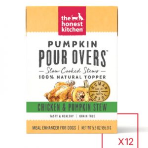 The Honest Kitchen Pour Overs Superfood and Chicken with Spinach Stew Food Toppers for Dogs