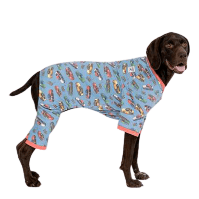 Canada Pooch Racing Car Jersey Onesie Dog Pyjamas
