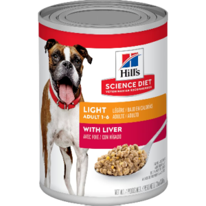 Hill s Science Diet Light with Liver Canned Adult Dog Food Canadian Pet Connection