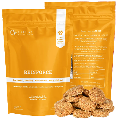 Reelax Reinforce Large Breed Dog Chew Supplement