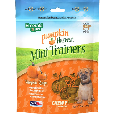 https://www.canadianpetconnection.ca/wp-content/uploads/2024/03/Emerald-Pet-Pumpkin-Harvest-Mini-Trainers-Dog-Treats.png
